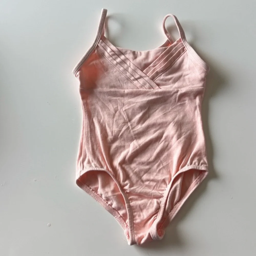 Girls' Pink One-Piece Leotard